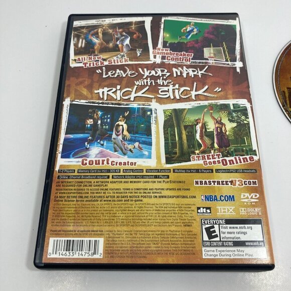 NBA Street V3 (Sony PlayStation 2, 2005) (No Manual) - Picture 2 of 6